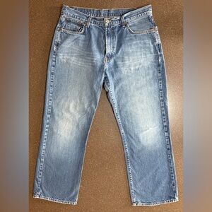 Lucky Brand Dungarees Classic Fit Jeans Short Length Men Size 34/30 Denim Jeans